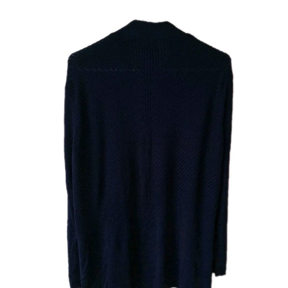 Liz Claiborne Petite Career Womens XXL Blue Wrap Sweater - Picture 3 of 4